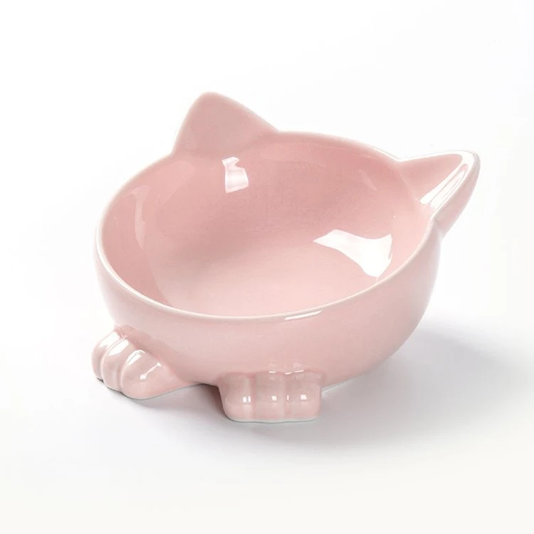 Ergonomic Fish Shaped Cat Food Bowls