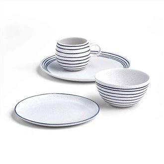 16 Piece Dinnerware Set White For Home