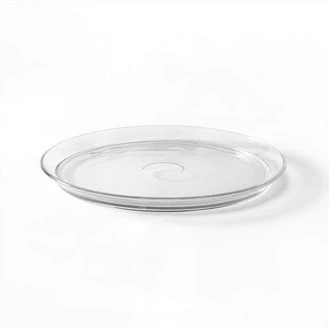 Antique Gold Rimmed Glass Dessert Plate