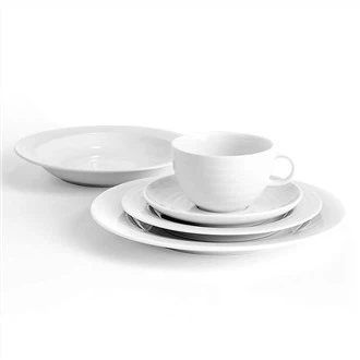 Unique Shaped White Dinnerware Sets