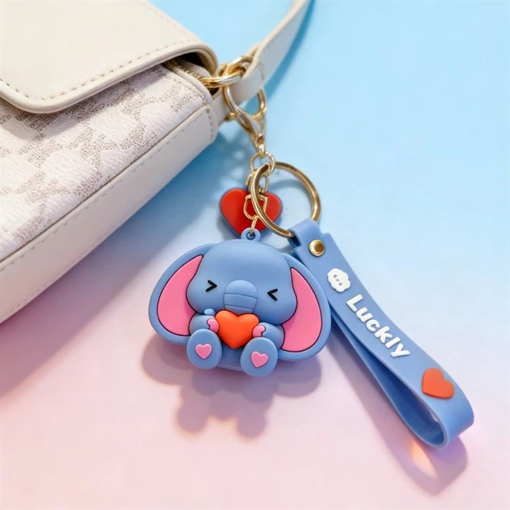 Elephant Key Ring high quality