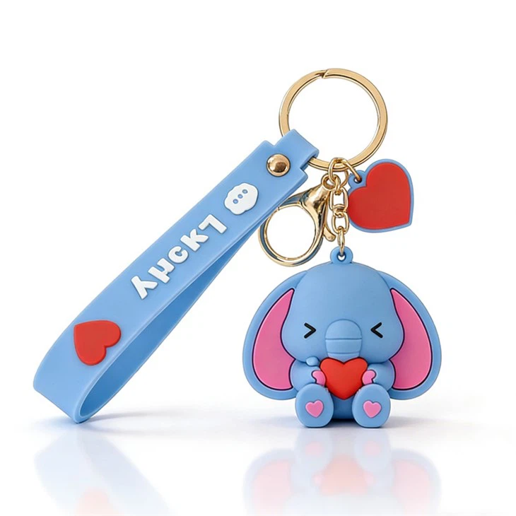 Elephant Key Ring