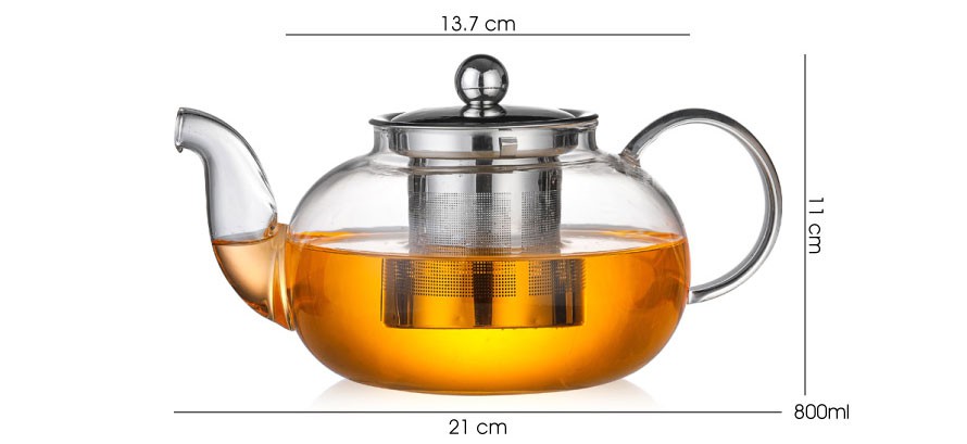 heat resistant glass teapot------02