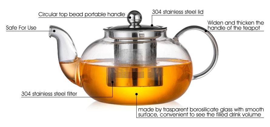 heat resistant glass teapot------05