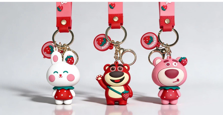 cartoon character keychain custom 5