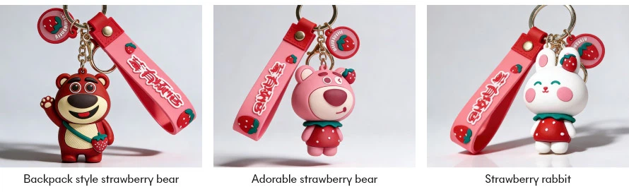 cartoon character keychain custom 4
