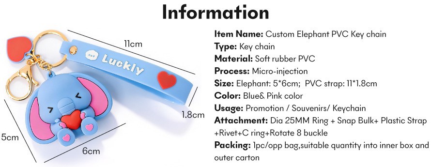 elephant key ring 2
