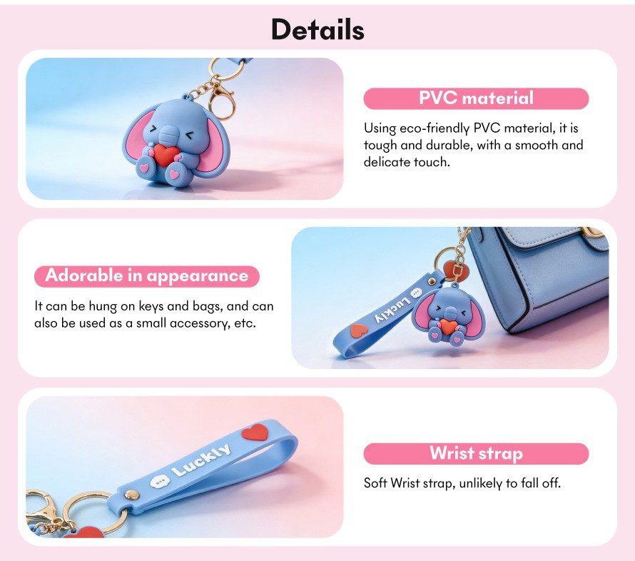 elephant key chain 2