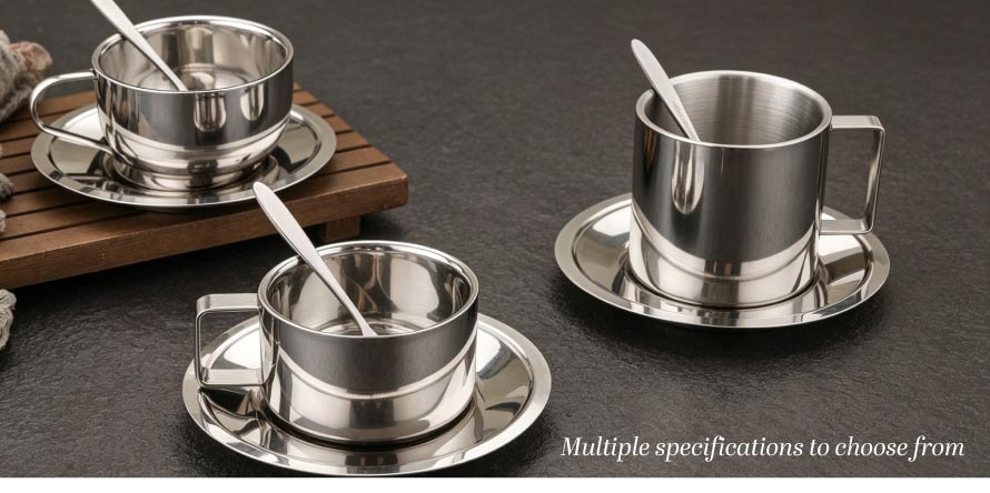 stainless steel coffee cup and saucer_ (4) stainless steel coffee cup and saucer_ (4)