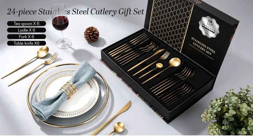 24pcs stainless steel cutlery set 1 24pcs stainless steel cutlery set 1