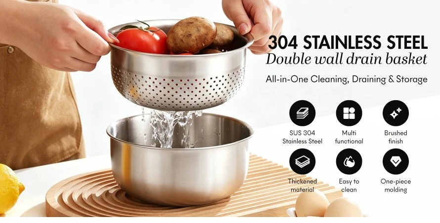 mixing bowl with colander 1