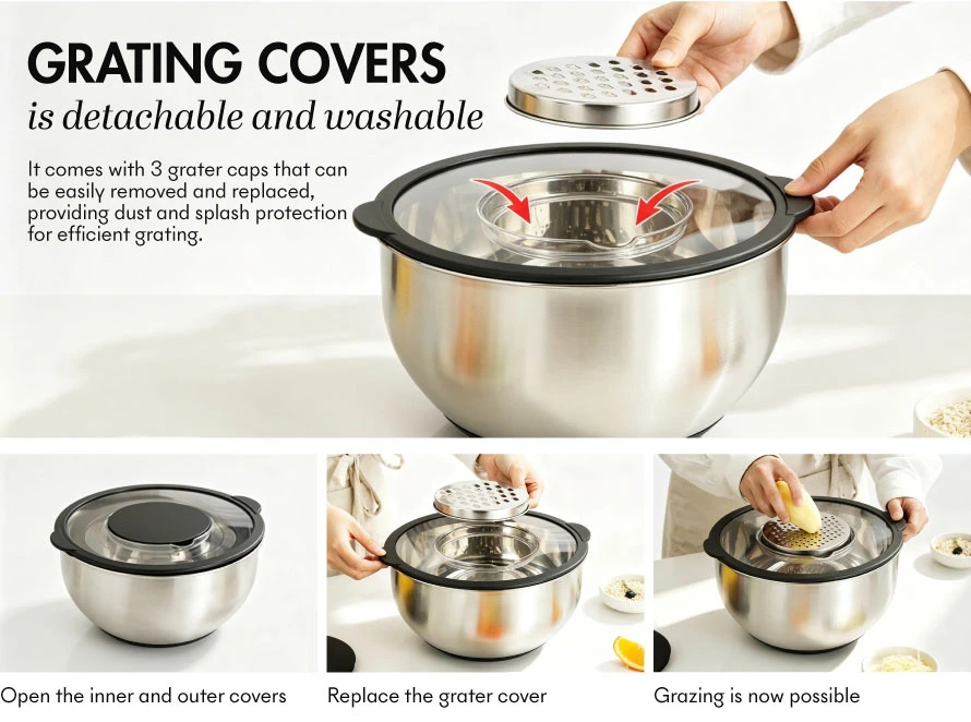 mixing bowl with grater 5 mixing bowl with grater 5