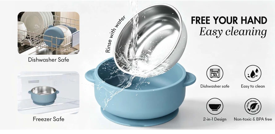 stainless steel suction bowl 2