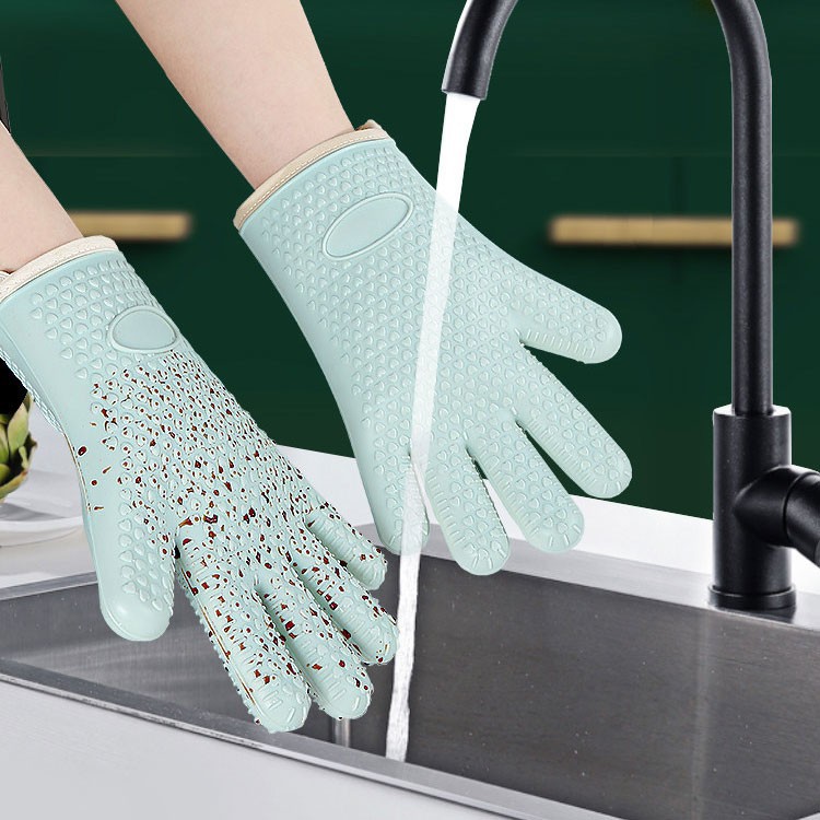 5 heat resistant silicone gloves