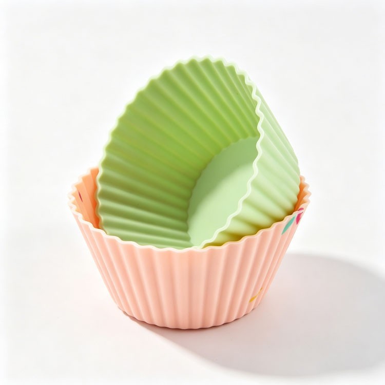 3 silicone cupcake mold