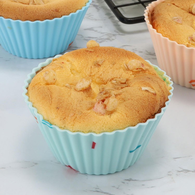 4 silicone cupcake mold