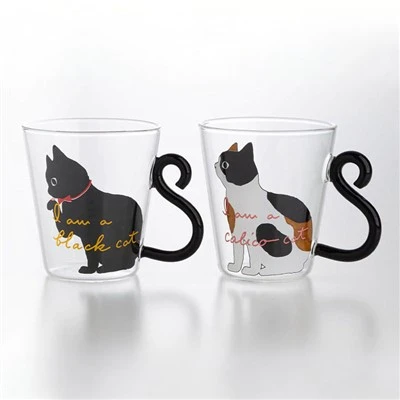 Cat Glass Cup