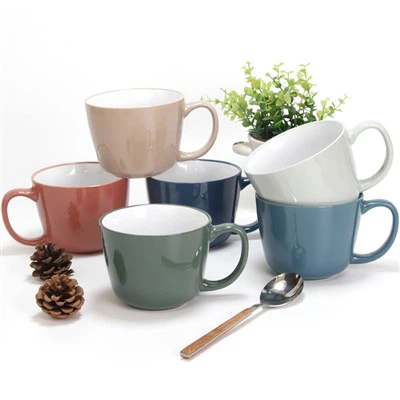 Colored Ceramic Mugs