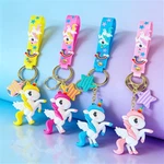 Rainbow Unicorn Keyring