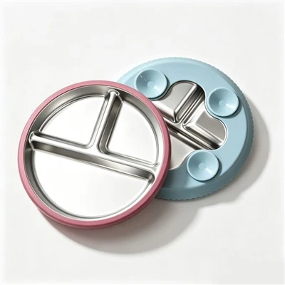 Stainless Steel Plate With Suction