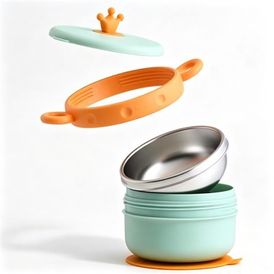 Stainless Steel Suction Bowl