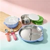 Suction Bowl And Plate Set