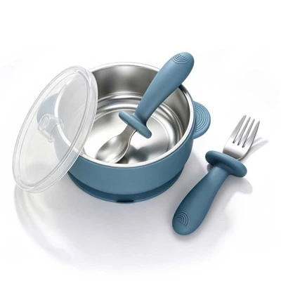 Suction Bowl And Spoon Set