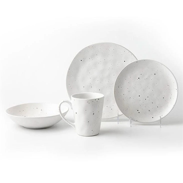 Speckled Stoneware Dinnerware Set