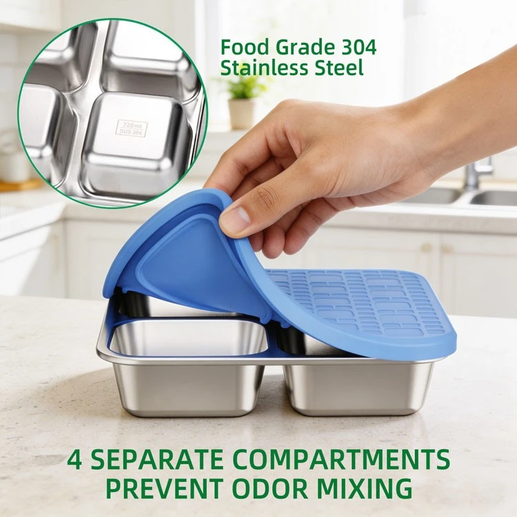 Stainless Steel Food Tray factory