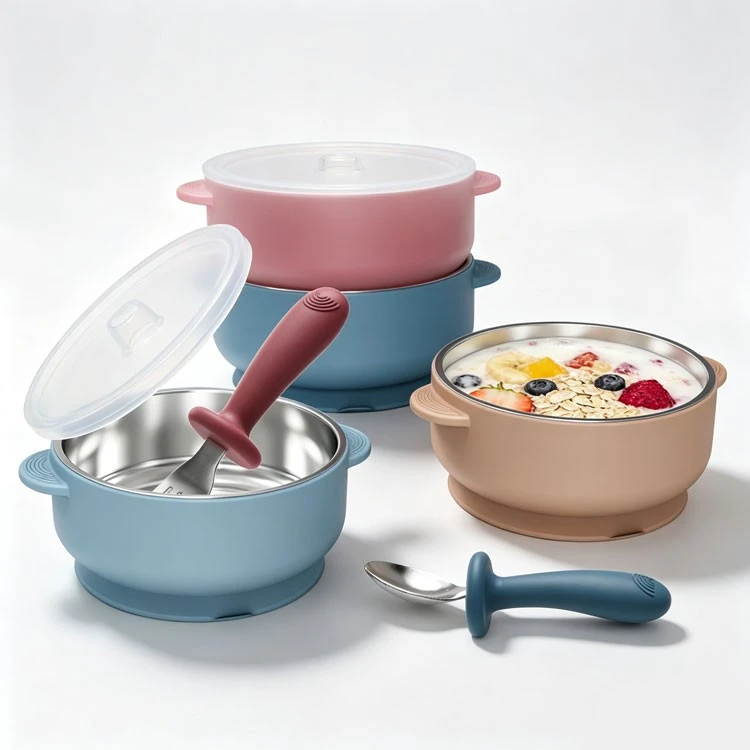 Suction Bowl And Spoon Set high quality