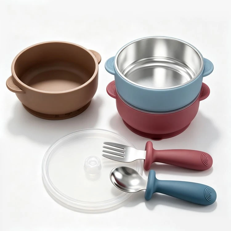 Suction Bowl And Spoon Set factory